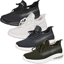Crosshatch Men Trainers Lightweight Lace up Sport Gym Fitness Shoes UK Size 7-12