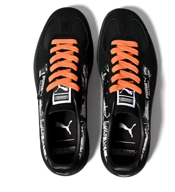 BLEACH x PUMA PALERMO BLACK MOON Kurosaki Ichigo Sneaker BLEACH x PUMA PALERMO BLACK MOON Kurosaki Ichigo Sneaker