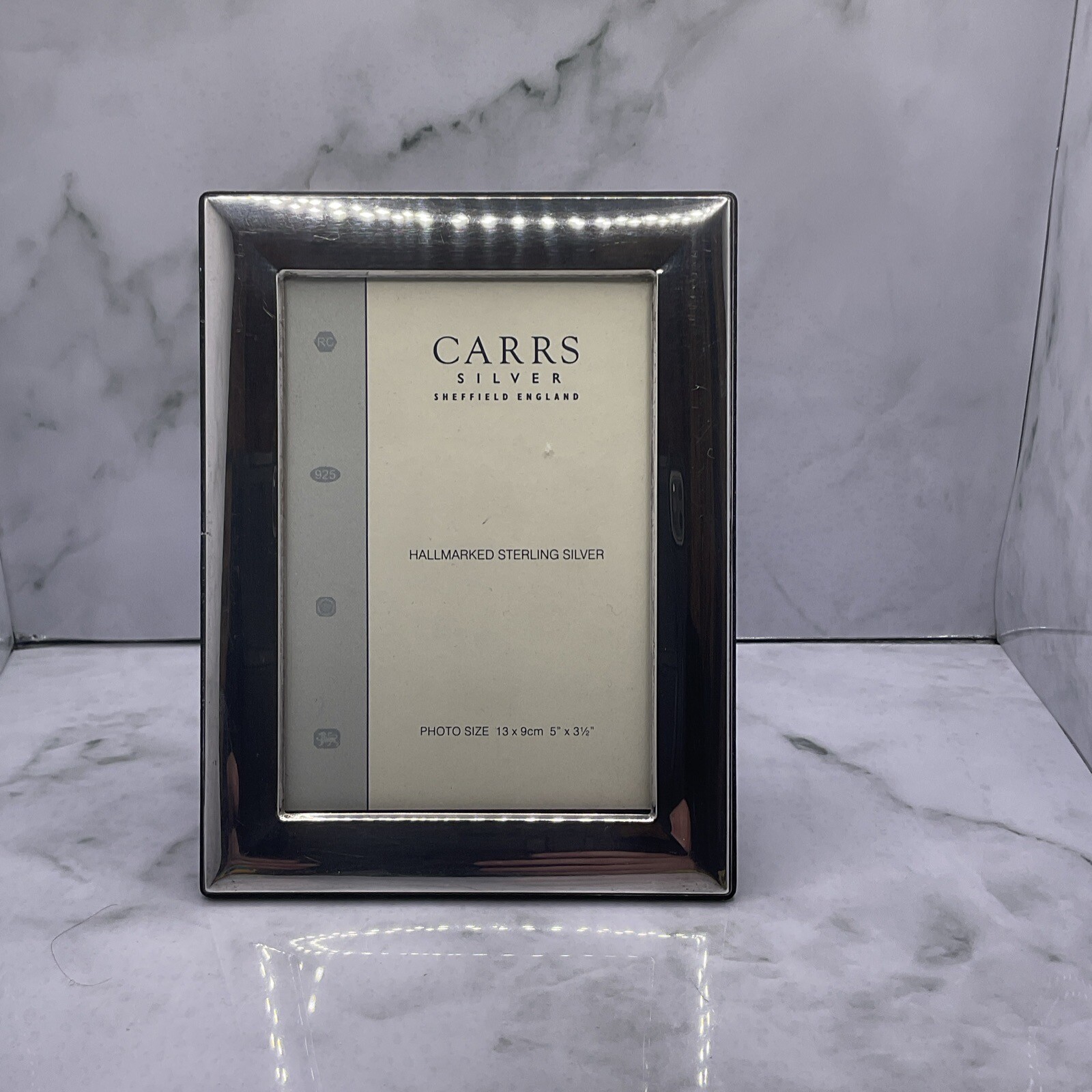 Carrs Sloane Photo Frame, Solid Sterling Silver, 6.25 X 4.75” RRP £206 eBay