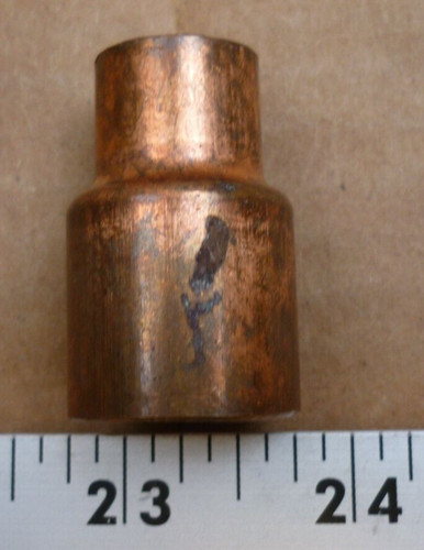 3/4" x 1/2" Mueller Copper Reducer Coupling