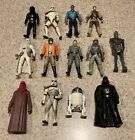 New ListingLot of 13 Vintage 1990's Star Wars Kenner Action Figures Nice Condition