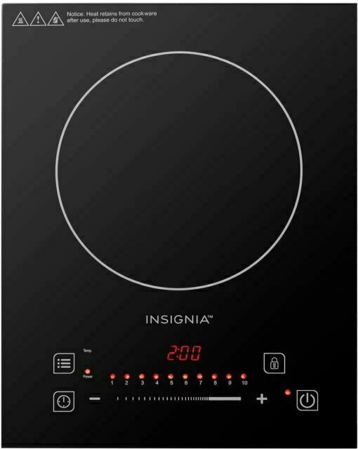 Insignia NS-IC1ZBK8 11.4in Electric Induction Countertop Glass Cooktop - Black
Opens in a new window
