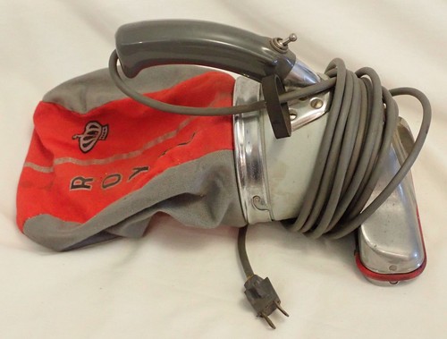 Vintage Red Royal Prince Model 501 Hand Held Vacuum Tested And Working.