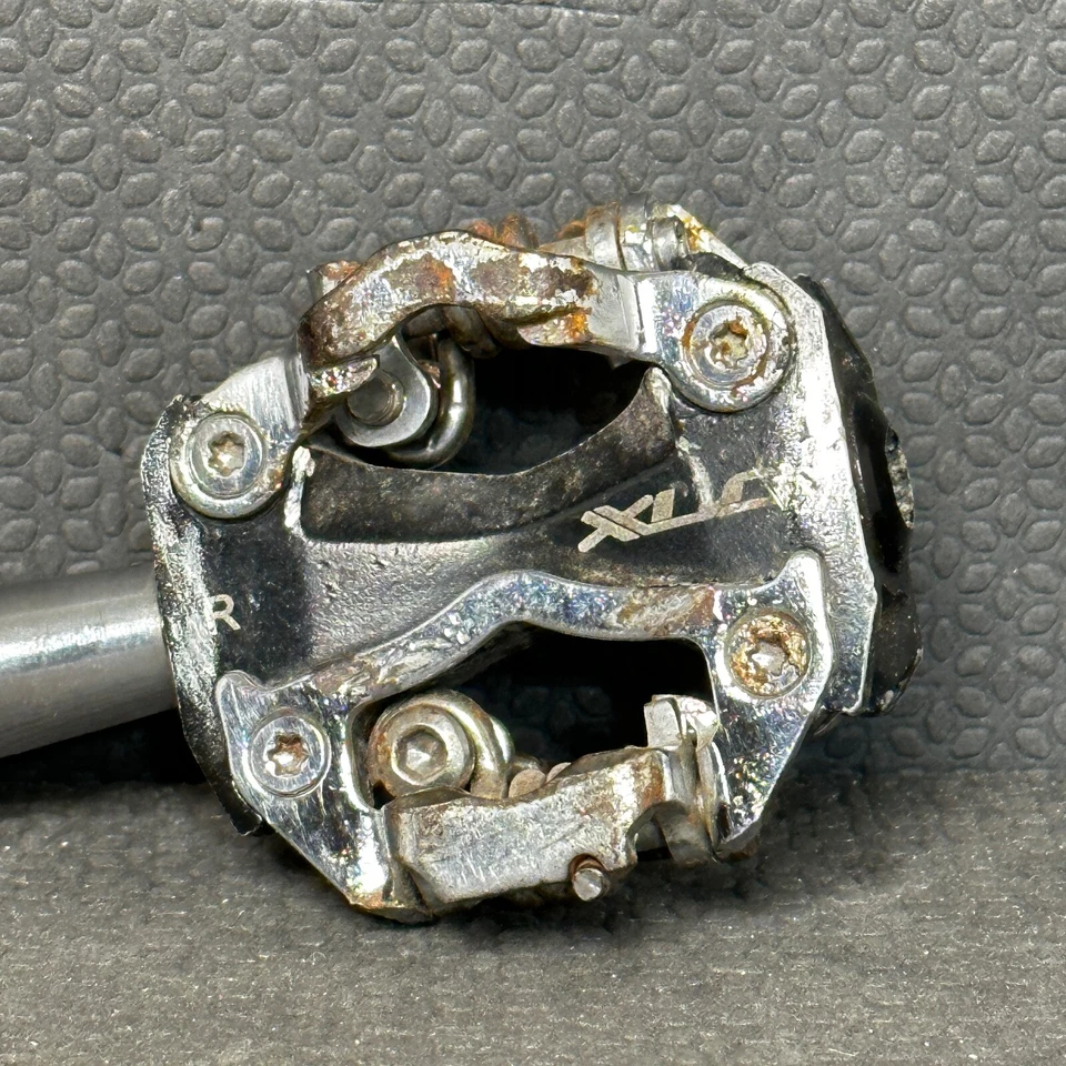 Винтажные педали XLC без зажимов велосипед дорожный гоночный тур серебро 9/16 дюйма - Изображение 2 из 4