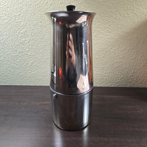 Vintage Italienischer Alfa Tracanzan Moka Espressokocher Edelstahl - Bild 5 von 17