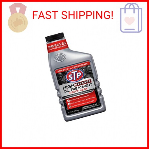 STP High Mileage Oil Treatment + Stop Leak 15 FL OZ eBay
