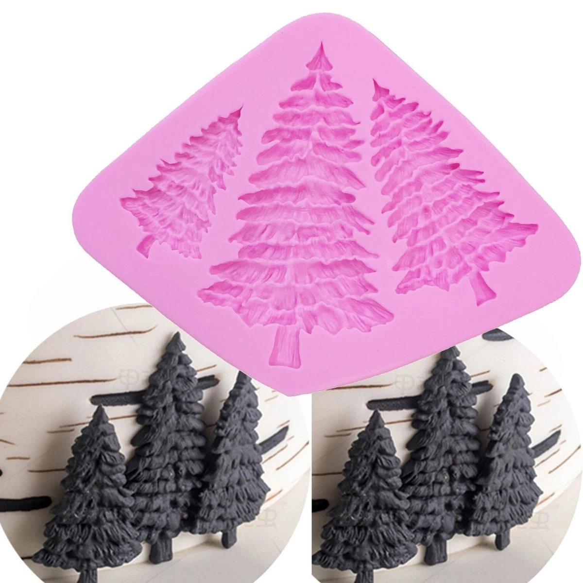 Custom Christmas Tree Cake Decorations Silicone Baking Mold Different Shape  - China Christmas Mould and Christmas Silicone Molds price