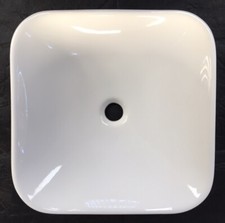 Square Shallow Minimalist Slim Rim Countertop Sit On Basin