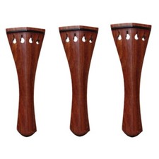 3 PCs of ROSEWOOD Violin Tail Piece 4/4, violin parts
