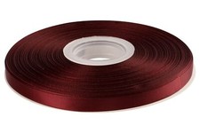 3/8 inch x 50 Yards Burgundy Double Face Satin Ribbon for DIY Gift Wrapping