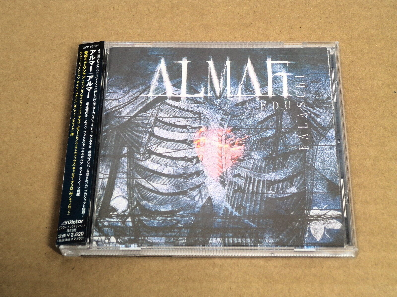 ALMAH / EDU FALASCHI VICP-63524 JAPAN CD w/OBI q548 angra nightwish stratovarius