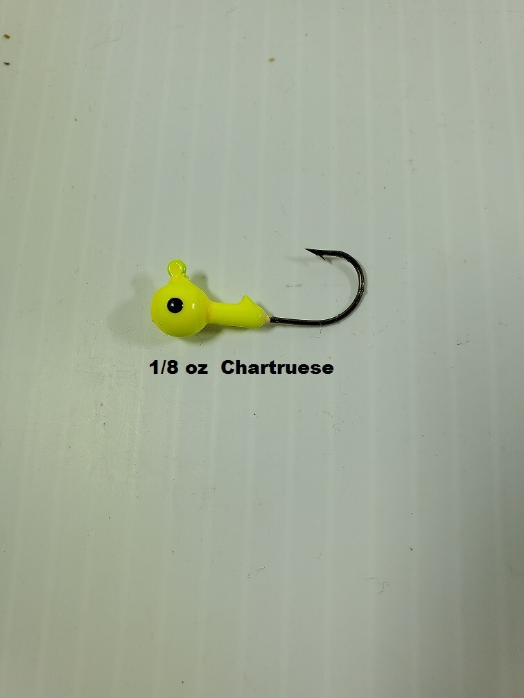 PAINTED JIG HEADS IMPORTED Various sizes & Colors eBay