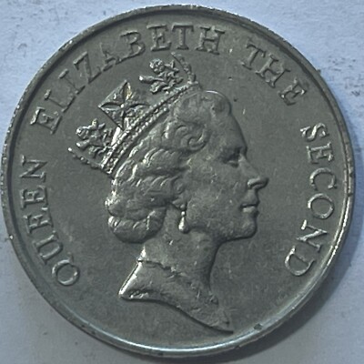RARE 1986 HONG KONG QUEEN ELIZABETH II 5 Dollar Coin | eBay