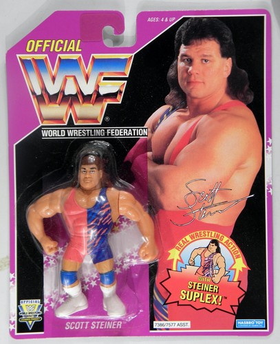Hasbro WWF Scott Steiner with Steiner Suplex WWE M...