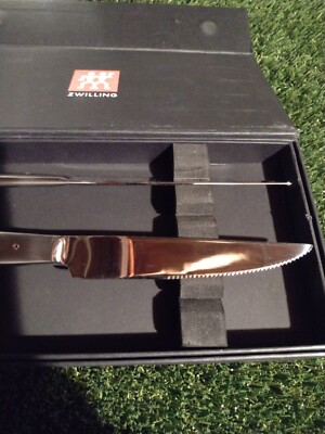 ZWILLING Porterhouse - Juego de 6 cuchillos afilados para carne 