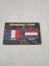 SCHEDA TELEFONICA PHONECARD - MONDIALI DI CALCIO FRANCIA 98. FRANCIA/OLANDA