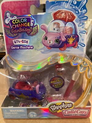 Shopkins Cutie Cars QT4-C08 Genie Machine Color Change Fantasy Series 4 New