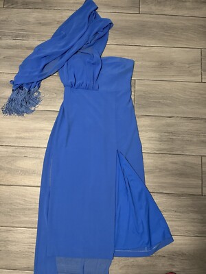 Lady Pipa Women's Blue Lyretta Scarf Neck Midi Fringe Detail Dress, Sz XL | eBay Lady Pipa Women's Blue Lyretta Scarf Neck Midi Fringe Detail Dress, Sz XL | eBay
