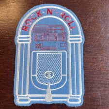 ROCK - N - ROLL IRON ON PATCH 4 7/8  X 7  
