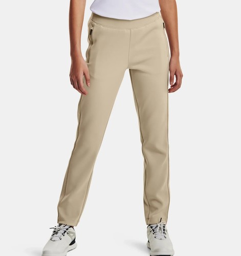 NWT$85 Womens Under Armour Links Pull-on Pants Khaki 1366361-289 | eBay