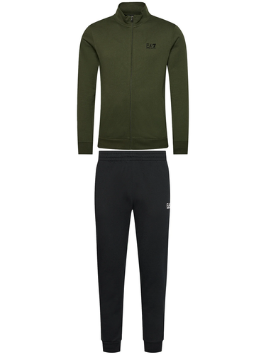 EA7 EMPORIO ARMANI 8NPV51 PJ05Z HERREN ANZUG BAUMWOLLE GRÜN ORIGINAL PE 2022 - Bild 3 von 5