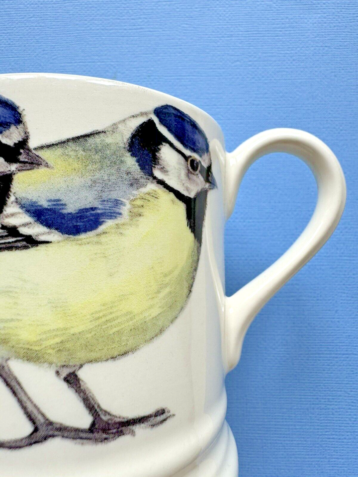 Emma Bridgewater Garden Birds Blue Tit Mug Half Pint Ceramic