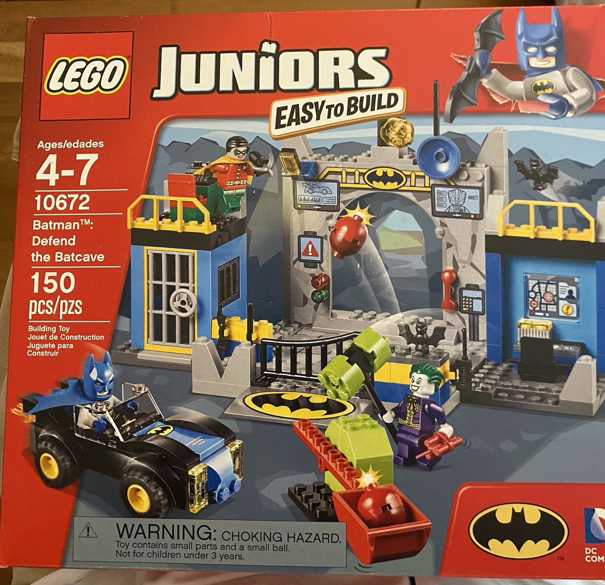 LEGO Juniors: Batman Defend the Batcave (10672) *NEW* 150 Pieces
