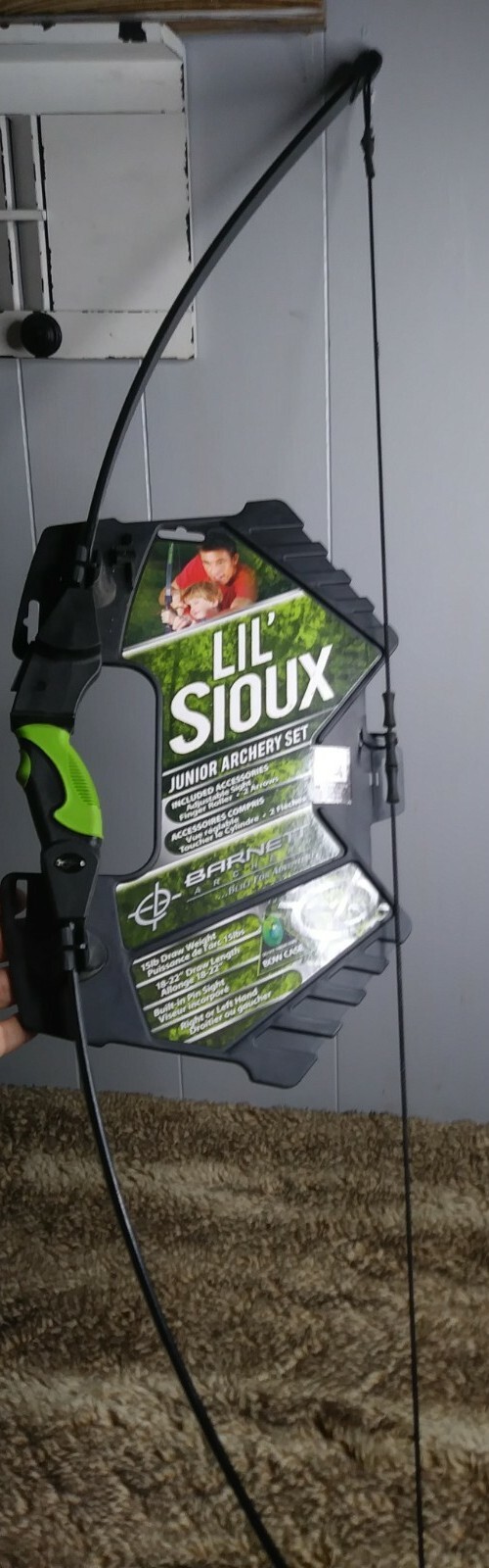 Lil' Sioux Junior Archery Bow Archery 15lb Draw 1822" Draw