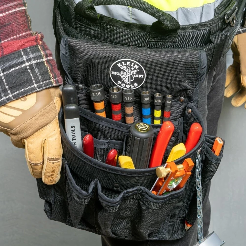 Комплект отверток Klein Tools 32950 с трещоткой полые гайки, магнитные, 6 размеров SAE, ручка - Изображение 4 из 4