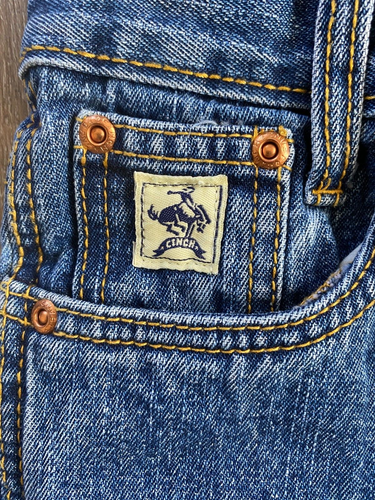 CINCH Original Fit Straight Leg Blue Denim Jeans~Boy's Size 10 Regular~10R~ - Picture 2 of 5