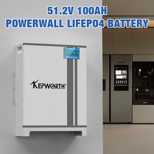 Batteria al litio 48V 100Ah 5,12 kWh LiFePO4 energia domestica fotovoltaica EU
