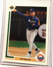 JEFF BAGWELL HOF 1991 U.D. # 755 R.C. MT- NM