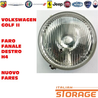 Volkswagen Golf II Scheinwerfer Recht H4 Neu FARES 1F313562200 1F3135622