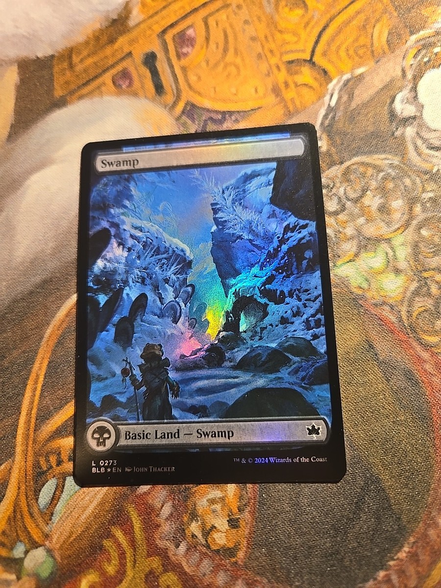 Swamp 273 Winter Foil MTG Bloomburrow - NM - | eBay