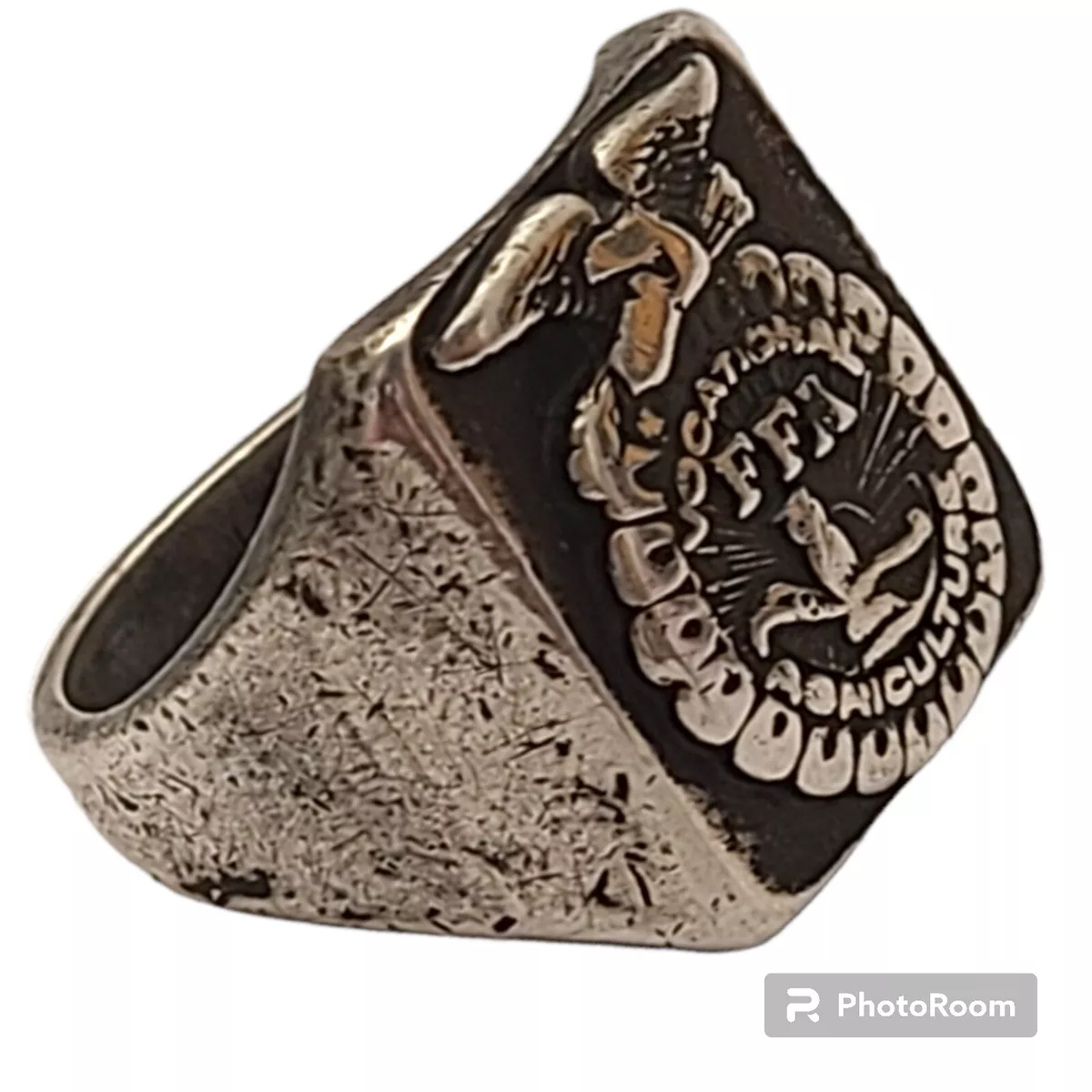 1940s BALFOUR STERLING FFA FUTURE FARMERS OF AMERICA Ring Size9.75