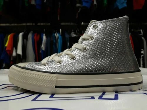 Scarpe da bambino di Converse in argento