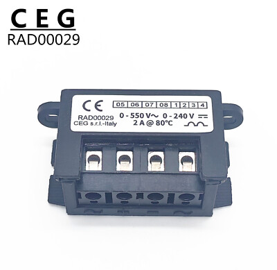 AC 0-550V DC 0-240V 2A RAD00029 80C Motor Brake Rectifier Rectifier Block Device