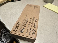 Andersen Handle Set Traditional Style - Nickel Storm & Screen Door 42302