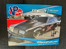 Kye Kelley Signed Street Outlaws Promo Card 2023 PRI Show VP Racing Fuels