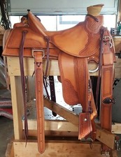 Big Horn Wade Tree Barrel Western Horse Saddle With Tack Set 10" - 18" Inches