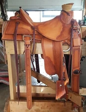 Big Horn Wade Tree Barrel Western Horse Saddle With Tack Set 10" - 18" Inches