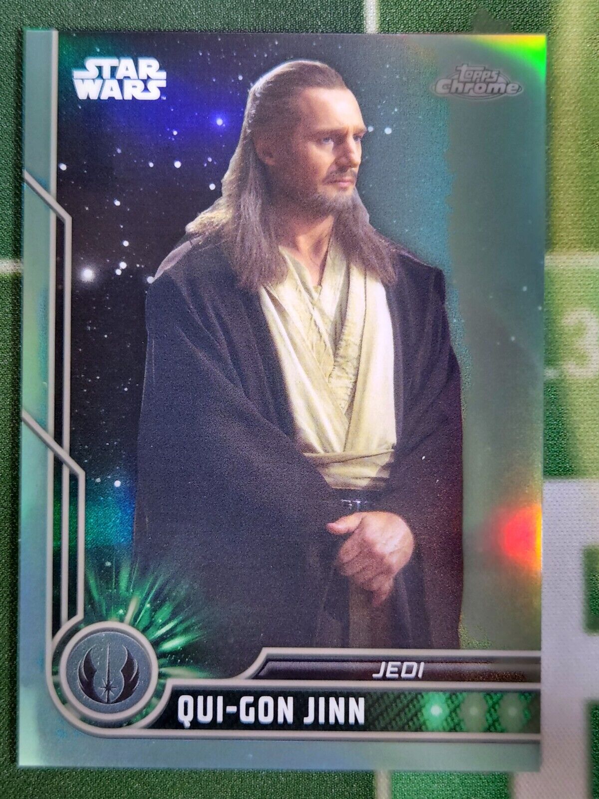 Topps Star Wars Trader Uzumi Original Art Jedi Tilt Workbench - Qui Gon Jinn