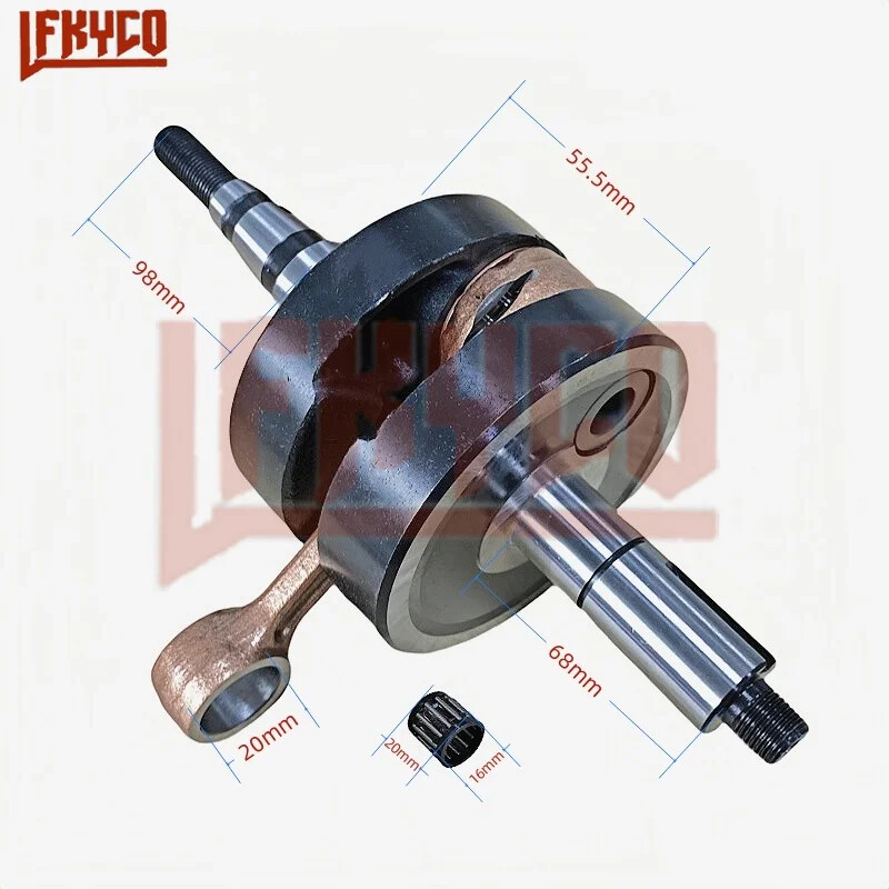 Motorcycle engine crankshaft for Yamaha DT125 DT 125 1978-1981