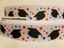 Grosgrain Ribbon Graduation Caps School College Kindergarten Hat Tassels, 7/8"