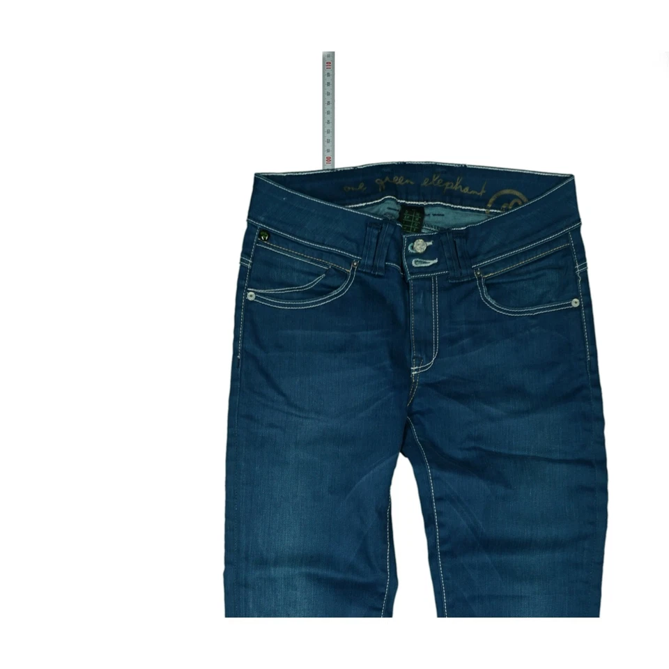ONE GREEN ELEPHANT Jeans Hose Skinny super stretch Gr. 36 W26 L30 used Blau TOP. - Bild 2 von 4