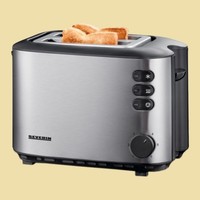 Severin Toaster At 2514 - Edelstahl/Schwarz