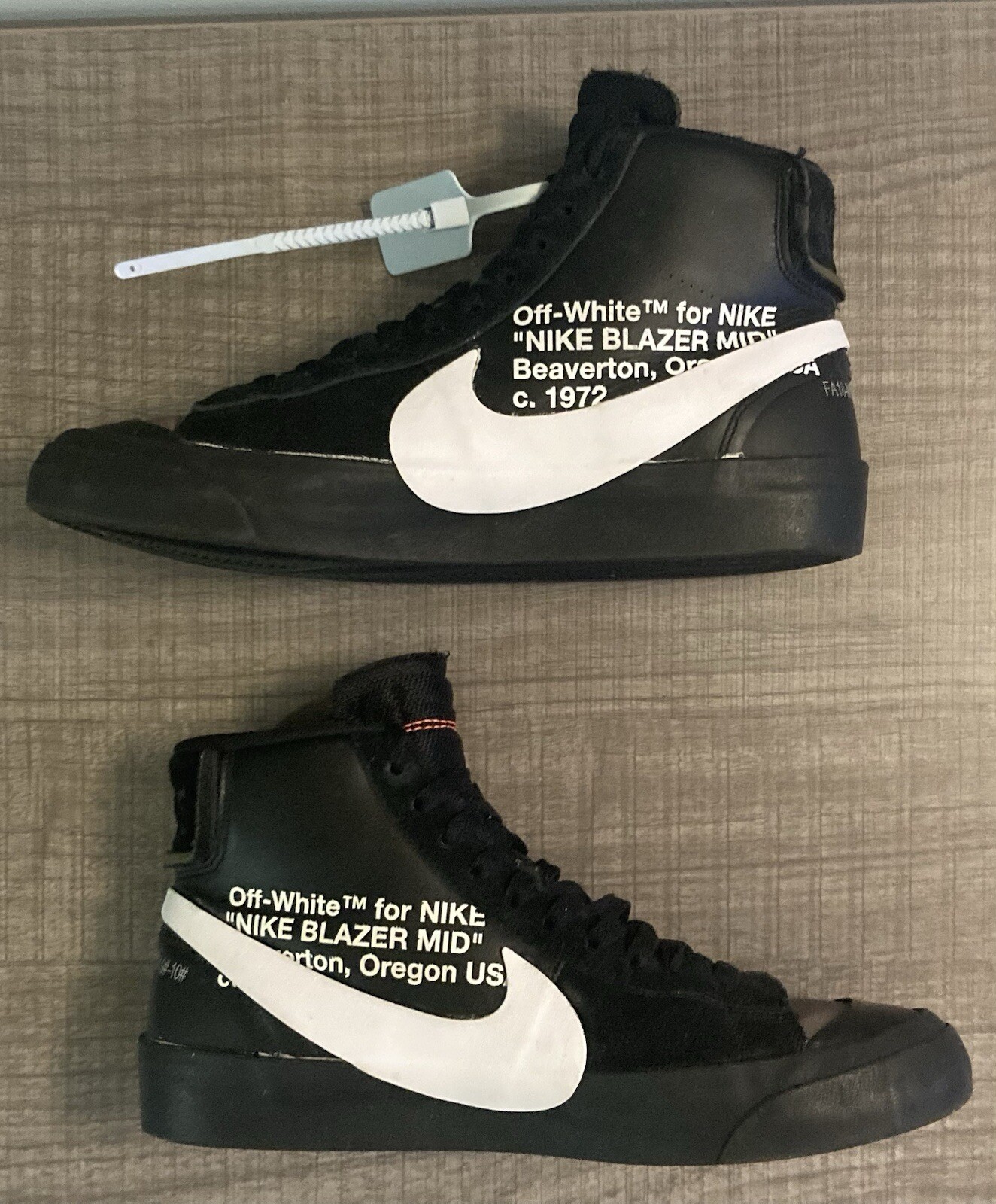 OFF WHITE X NIKE Nike Blazer Mid x Off White 'Grim Reaper' taglia 9