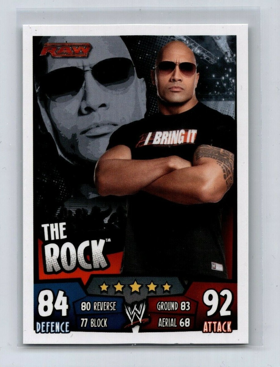 2011 Topps WWE Slam Attax RUMBLE The Rock