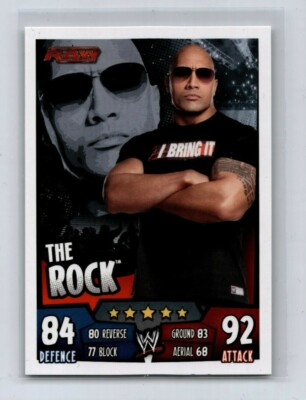 Topps WWE Trading Cardザロック 2011 Topps WWE Slam Attax RUMBLE The Rock | eBay