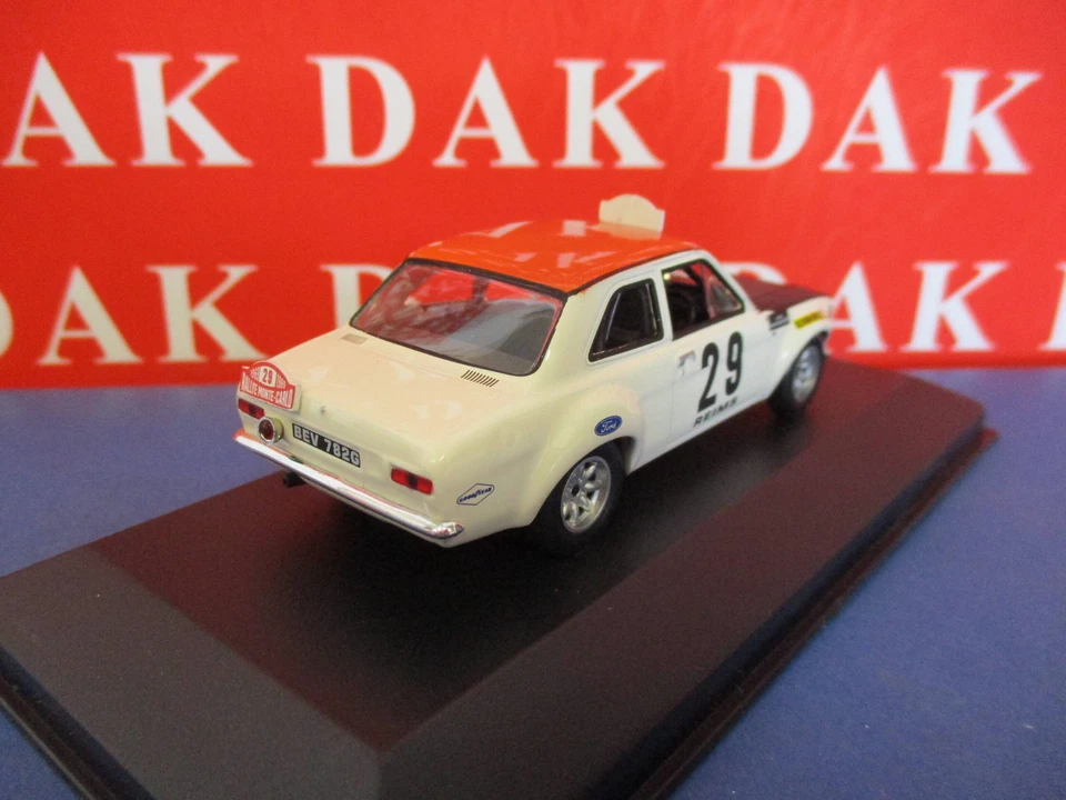 Die cast 1/43 Modellino Auto Ford Escort MKI TC Rally Monte Carlo 1969 J-F. Piot - Immagine 3 di 3